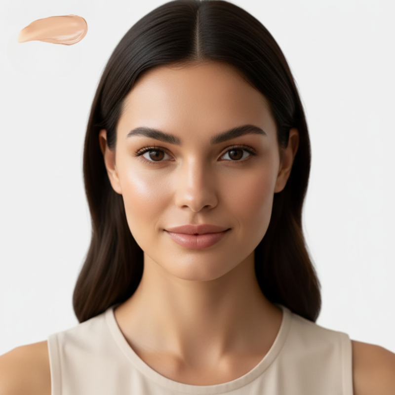Oboustranná make-up tyčinka s vestavěnými štětci