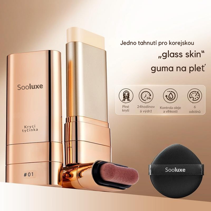 Oboustranná make-up tyčinka s vestavěnými štětci