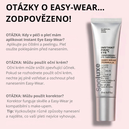 Okamžitý zpevňující oční krém