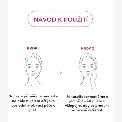 Vápníkový oční krém proti tmavým kruhům