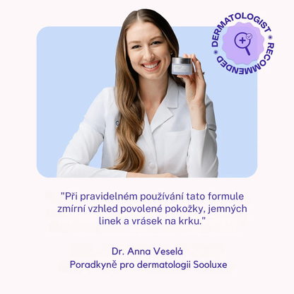 Krém na zpevnění a vypnutí krku